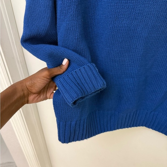Chaps Men's Blue Sweater - Picture 3 of 5